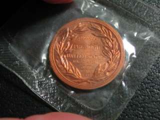 Bronze William H Harrison Presidential Medal 1 5/16  