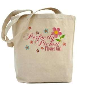  Flower Girl Heavyweight Canvas Tote Bag