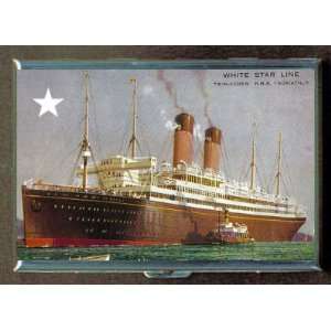  RMS ADRIATIC OCEAN LINER ID CIGARETTE CASE WALLET 