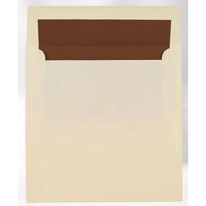   Invitation Envelopes Ecru Chocolate Lined (50 Pack)