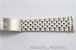 Authentic Mens Rolex SS 20mm Jubilee Bracelet Band 62510H Excellent 