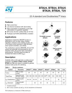 BTA25 600 BTA25 600B TRIAC 25A 600V ST  