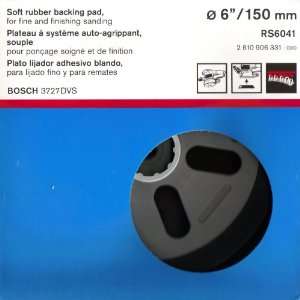 Bosch Backing Pad for Random Orbit Sander, 6 Inch 6 Hole, Hook & Loop 