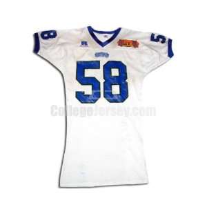   No. 58 Game Used Air Force Russell Football Jersey
