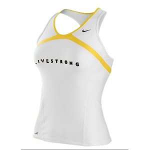 Nike Livestrong Distance Long Airborne Tank Top w/ built in sports bra 