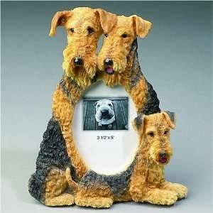  Airedale DOG Photo Frame 3 1/2 X 5 Inch 