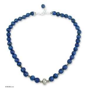  Lapis lazuli necklace, Blue Destiny Jewelry