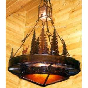  Ironworks Evergreen Chandelier