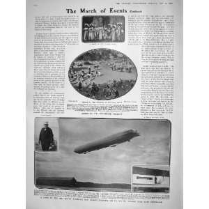  1908 WINCHESTER PAGEANT ZEPPELIN AIRSHIP SUFFRAGISTS