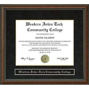 Western Iowa Tech Community College (WITCC) Diploma Frame  