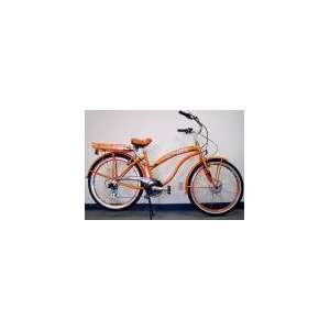  Greenline 24 Electric Bicycle 7 Speed Orange Sports 