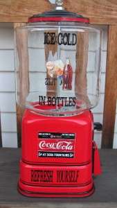 Vintage 1940s Victor Universal Vending Gumball Machine Restored in 