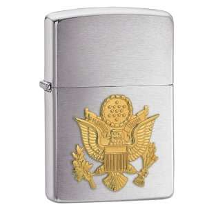   ® Army Emblem Lighter (Free Zippo Lighter Fluid)