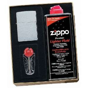  Zippo Lighter Gift Kit with Fluid and Flints Sports 