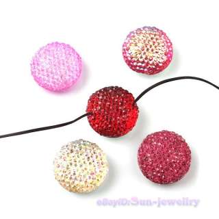   resin mainly color pink red ect mainly shape new wholesale round
