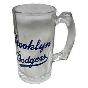  Brooklyn Dodgers Glass Beer Mug