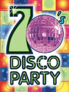 Flashback Fever Seventies 70s Disco Party Invitations  