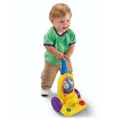 2003 FISHER PRICE LAUGH AND LEARN VACUUM CLEANING TOY  