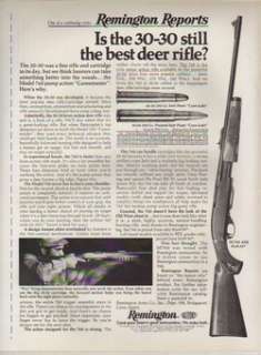 1974 Remington MODEL 760 ADL DEER RIFLE ad  