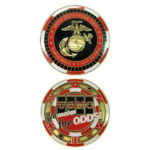 USMC We Make the Odd Challenge Coin 