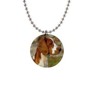  Welsh Springer Spaniel Button Necklace B0638 Everything 