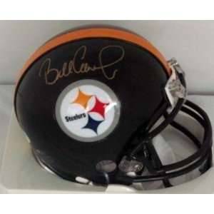  BILL COWHER Signed Pittsburgh Steelers Mini Helmet PSA 