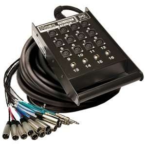  New   Hosa Pro Conex Stage Box   SH 12X4 50 Electronics