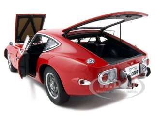 TOYOTA 2000 GT COUPE RED UPGRADED 118 AUTOART  
