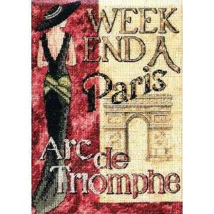  Cross Stitch Kit Weekend In Paris Gold Collection Petites 