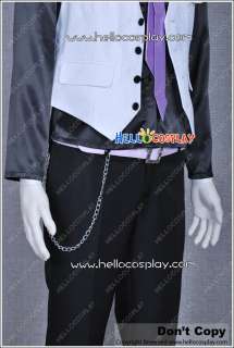 Vocaloid 2 Just A Game White Camellia Kamui Gakupo Suit Costume 