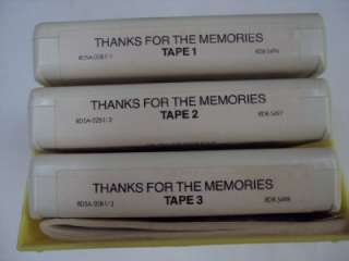   DIGEST THANKS FOR THE MEMORIES 8 TRACK TAPES WITH CASE AND BOOK INSERT