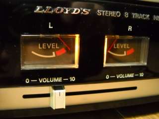 Vintage Super Rare LLOYDS 8 Track Player  