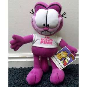  Hard to Find Im Tickled Pink 13 Plush Garfield Doll 