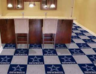 Dallas Cowboys NFL 18x18 Carpet Floor Tiles 20pc Set  