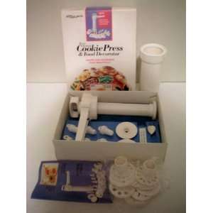  Easy Action Cookie Press & Food Decorator    Make Two Tone Cookies 