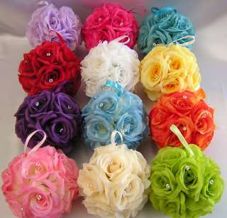   Kissing Balls Pomander Pew Decoration Flower Girl Bouquet Your Colors