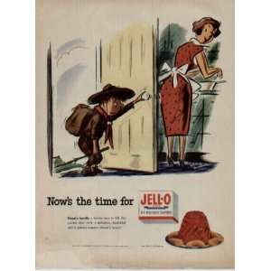 Nows the time for JELL O by Whitney Darrow Jr.  1953 