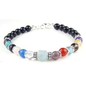 SobrietyStones 12 Step March Alcoholics Anonymous Anniversary Bracelet 