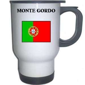  Portugal   MONTE GORDO White Stainless Steel Mug 