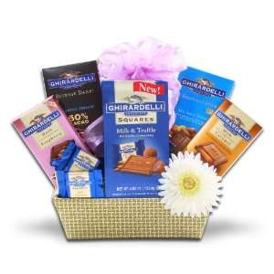 Alder Creek Gifts Ghirardelli Tray Gift Basket  Grocery 