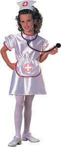 Nurse Dress Doctor Headpiece Child Girls Costume NEW  