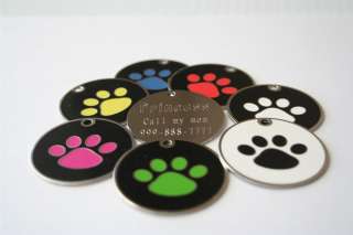 Stainless Personal/ Pet ID Tag Custom Engraved Dog Cat  
