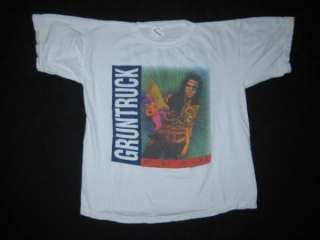 Vtg GRUNTRUCK 1992 TOUR T SHIRT the accused soundgarden  