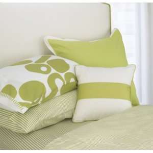  Oilo Modern Berries Bedding in Spring Green   Twin Striped 