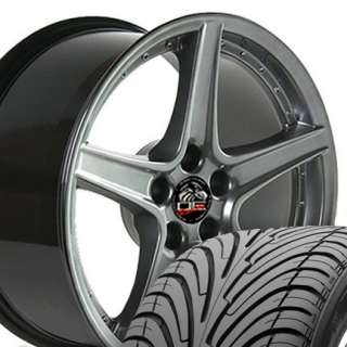 18 Rim Fits Mustang® Saleen Wheels Nexen 3000 ZR Tires Hyper Silver 