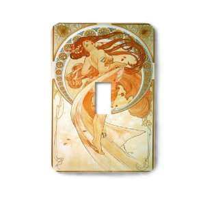  Mucha Dance Decorative Steel Switchplate Cover