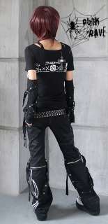 New Unisex Visual Punk ROCK Cosplay Pants Trousers S  