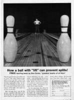 1960 Bowling Legend Don Carter Equitable Life Print Ad  