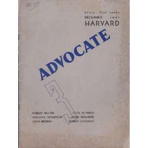  The Harvard Advocate Vol. CXXVIII No. 3 December 1941 