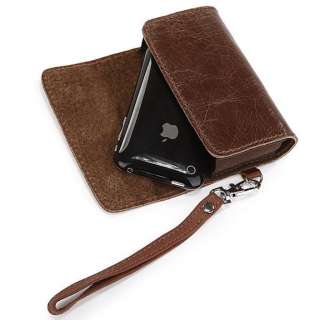 Vintage leather iPhone cell phone Carrying Case, protective Wallet 